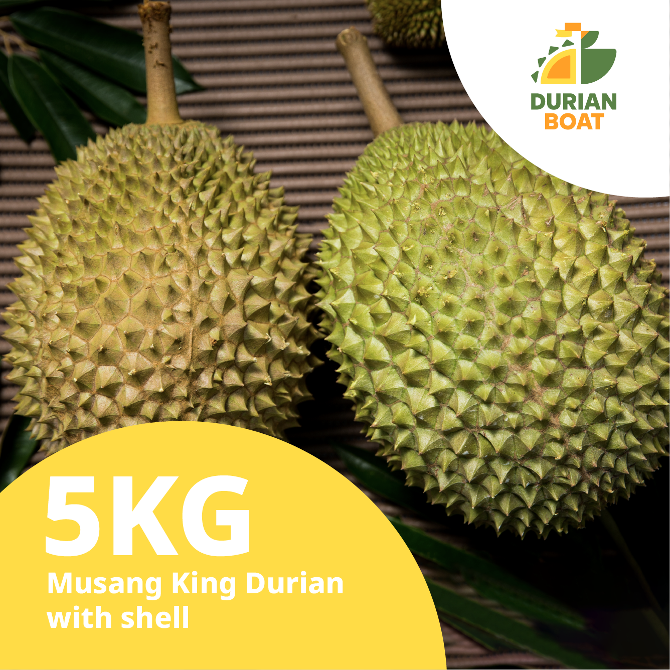 5KG - Musang King Durian With Shell